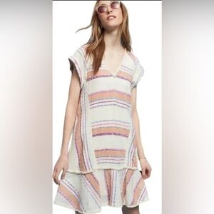 Anthropologie Holding Horses Elvira Dropped Waist Dress Size Small.